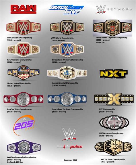 different wwe championship belts|list of wwe current champions.